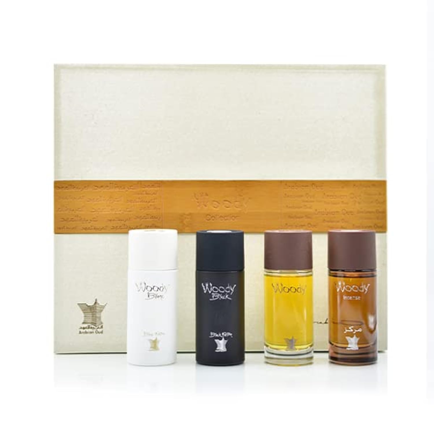 arabian-oud-woody-collection-geschenkset-eau-de-parfum-unisex-4-x-50-ml image 1