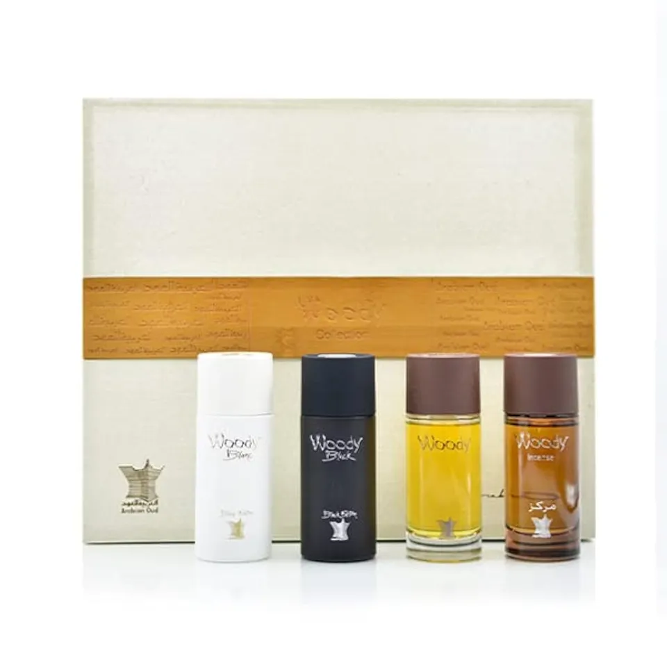 arabian-oud-woody-collection-geschenkset-eau-de-parfum-unisex-4-x-50-ml image 1